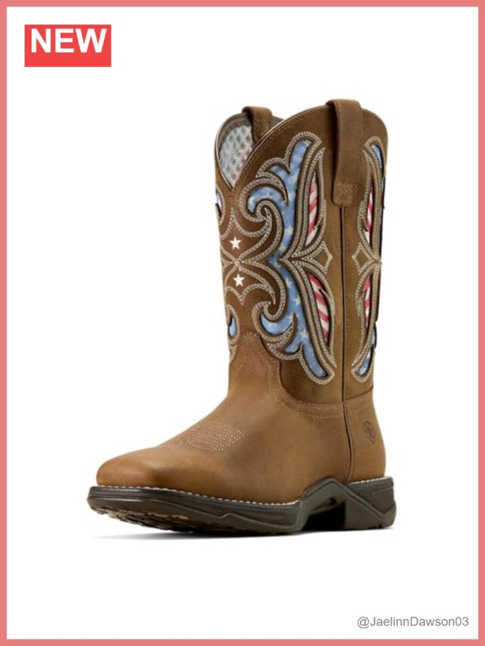 Ariat Anthem Proud Venttek Square Toe Western Boot Knee-High Faux Leather